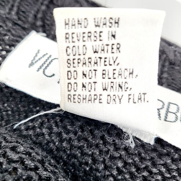 Vintage 90's VICTORIA HARBOUR Black & Gold All-over Beaded Knit Cardigan Size M - Picture 7 of 7